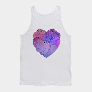 Heart Hippos Tank Top